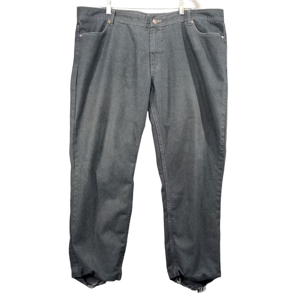 McDonald's Mens Employee Uniform Pants Blue 46 5 Pocket Belt Loops